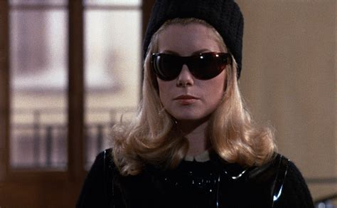 catherine deneuve belle de jour film yves saint laurent leather|the belle de jour.